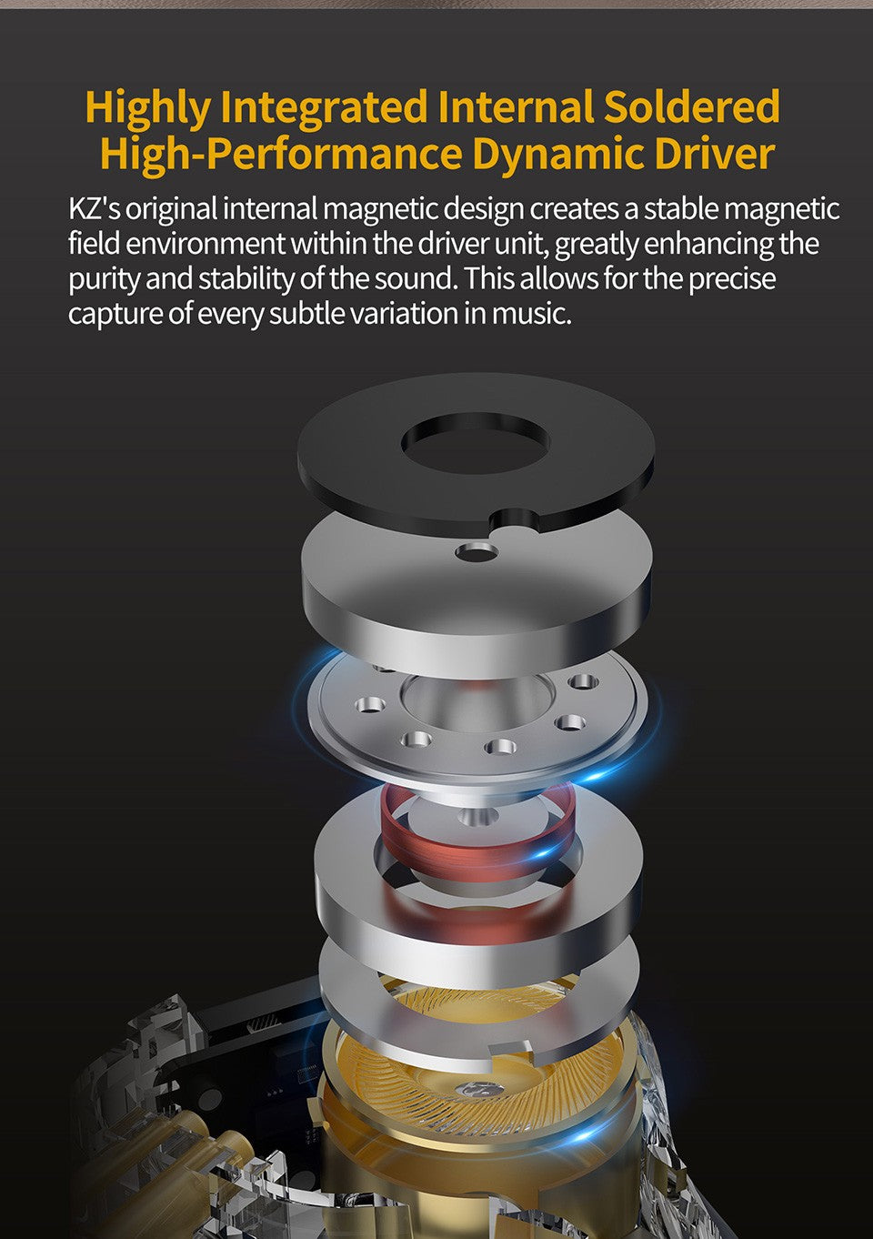 KZ ZS10 Pro 2 Metal Earphone HIFI In Ear Bass Earbud 4-Level Tuning Switch Headphone Sport Monitor Sound Noise Reduction Headset