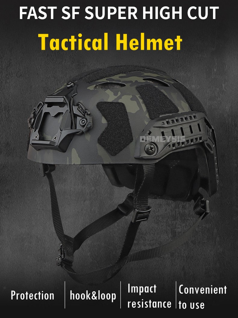 Tactical Fast Helmet Airsoft CS Game Helmets Outdoor Sports Hunting Shooting Paintball Head Protective Gear
