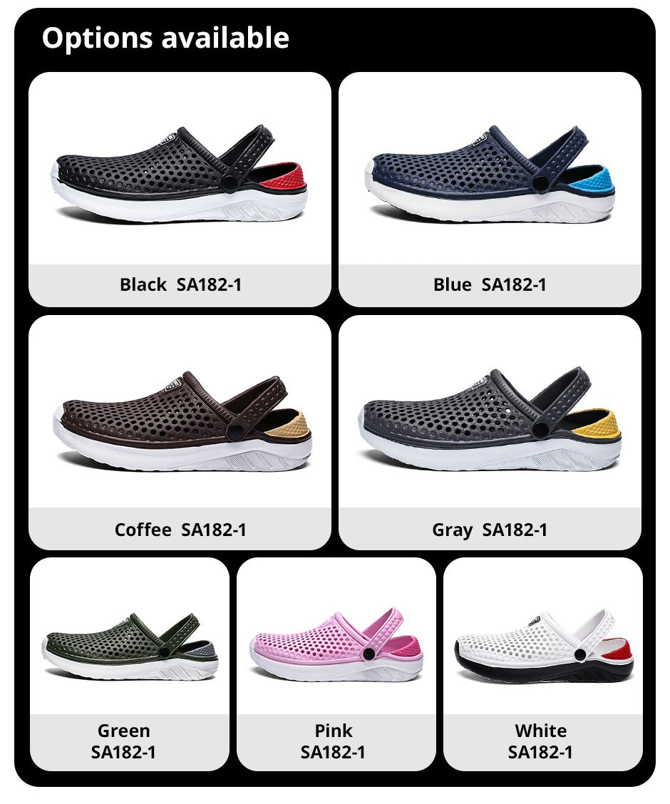 Unisex Fashion Beach Sandals Men Anti Slip Thick Sole Slippers Lightweight Summer Flip Flops Garden Shoes Man Women