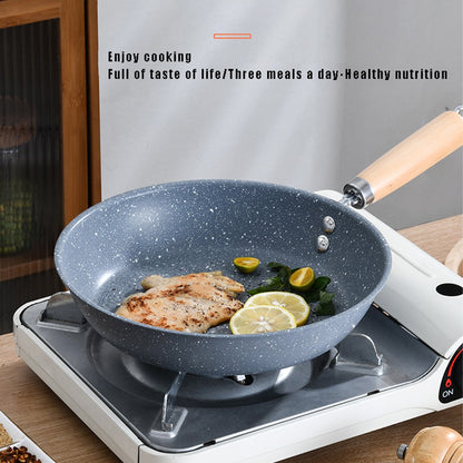 Frigideira Antiaderente de 26cm/28cm/30cm Wok para Casa, Bife, Ovo, Grelha, Fogão a Gás e Indução, Panela de Cozinha, Frigideira para Panquecas, Panela de Cozimento