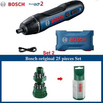 Parafusadeira Bosch Go 2 Recarregável Sem Fio Furadeira Parafusadeira de Impacto Bosch Go Parafusadeira Elétrica Ferramentas Elétricas Domésticas Multifuncionais