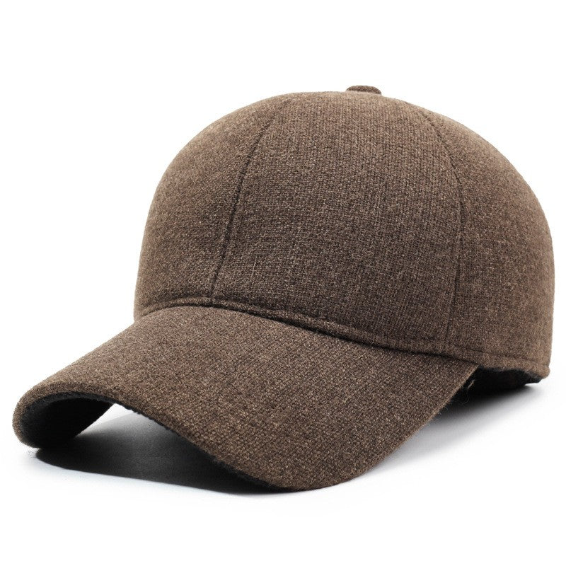 NORTHWOOD Boné Masculino De Inverno Algodão Sólido Quente Corta-Vento Com Protetor De Orelha Ajustável Para Homens Bonés De Beisebol Para Homens Ao Ar Livre