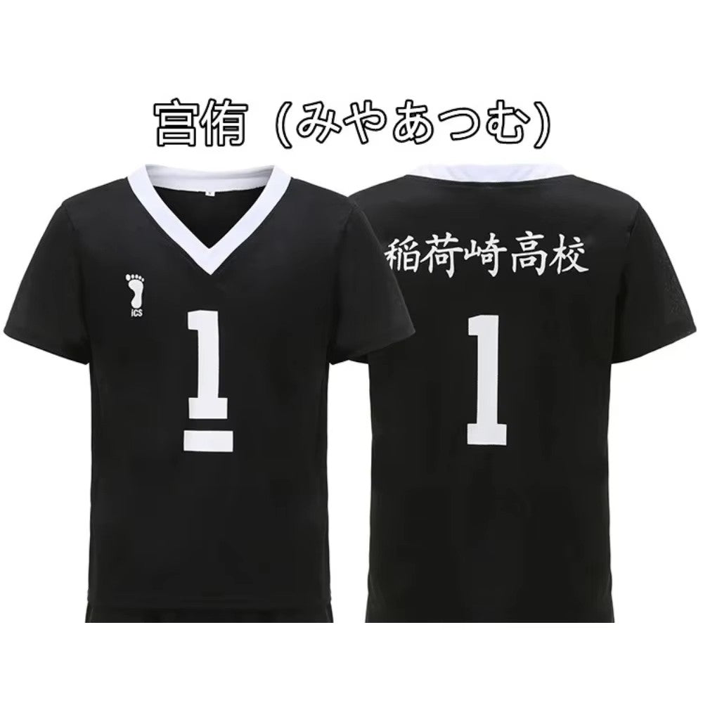 2025 men Anime Miya Atsumu Miya Osamu Cosplay Costume Jersey Rintaro Suna Sportswear Inarizaki School Volleyball Team Uniform