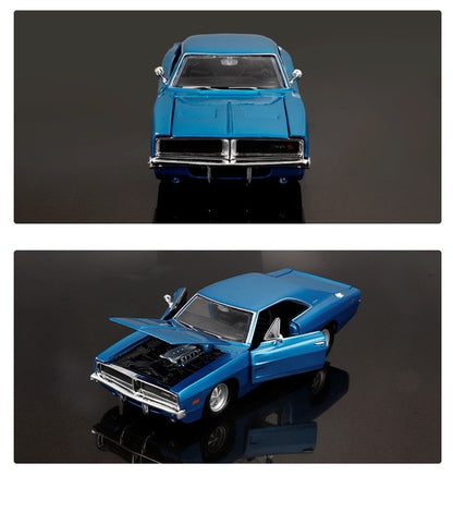 Maisto 1:24 Dodge Charger R/T 1969 Carro de Liga Leve Fundido e Veículos de Brinquedo Modelo de Carro em Miniatura para Crianças