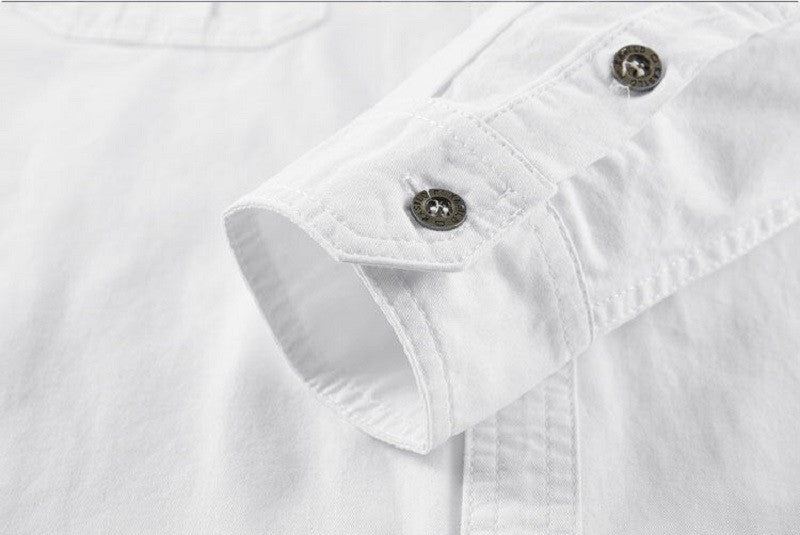 Spring Autumn New Men Long Sleeve Cargo Polo Shirt Casual Fashion Cotton Shirt Male Tactic Military Embroidery Tops