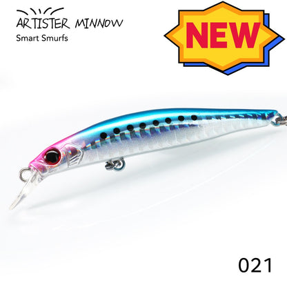 Isca de Pesca de Truta Hunthouse Isca Rígida Sinking Jerkbait 70/80/105mm 7/8.5/18.5g Artist Minnow Isca de Pesca Marinha Twitch Para Robalo