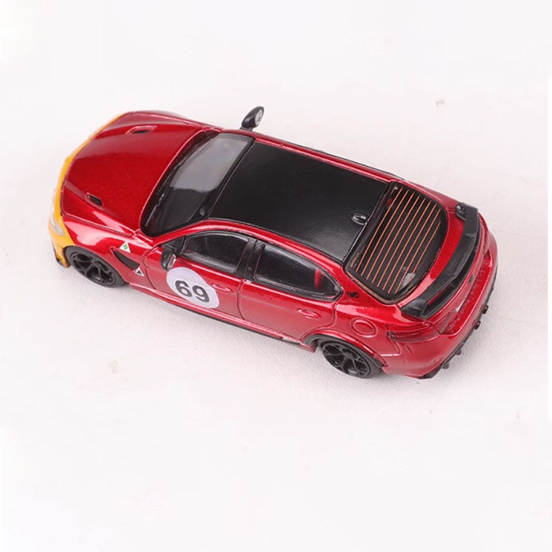 Diecast Original 1:64 Scale Alfa Romeo GTAm Miniature Simulation Alloy Car Model Collection Decoration Toy Gift Souvenir Display