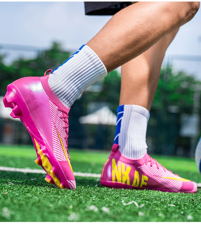 New Men Soccer Shoes TF/FG Society Match Cleats Football Field Boots Indoor Professional Training Original Women Football Shoes