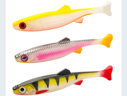 Isca Macia Grande Olho de Peixe 3D 19cm/63g Alta Resiliência Isca Falsa Artificial Adequada para Pesca de Barco e Pesca Marinha Isca Macia