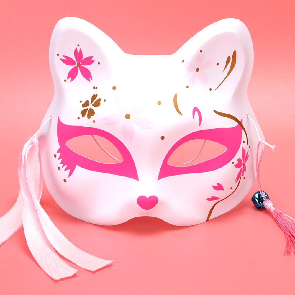 Japanese Anime Demon Slayer Mask Cosplay Thicken Plastic Masks Halloween Party Costume Props Fox Mask
