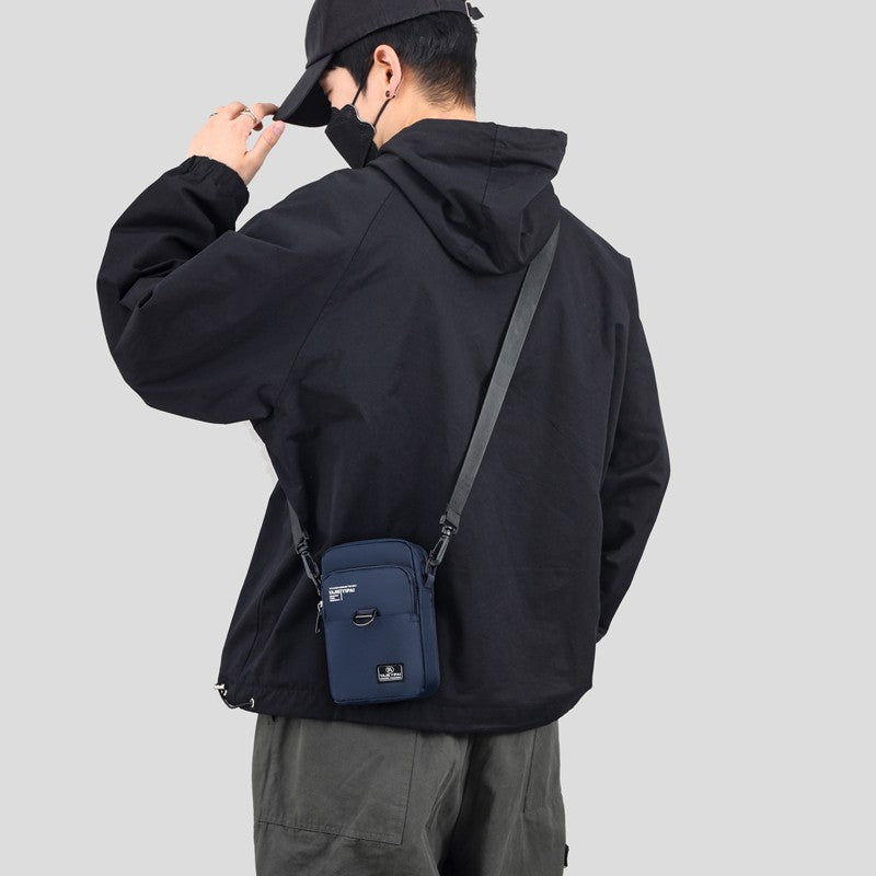 Sports Wallet Phone Bag Shoulder Bag Pouch Case Belt Handbag Purse Coin Wallet Retro Key Holder Small Money Bag