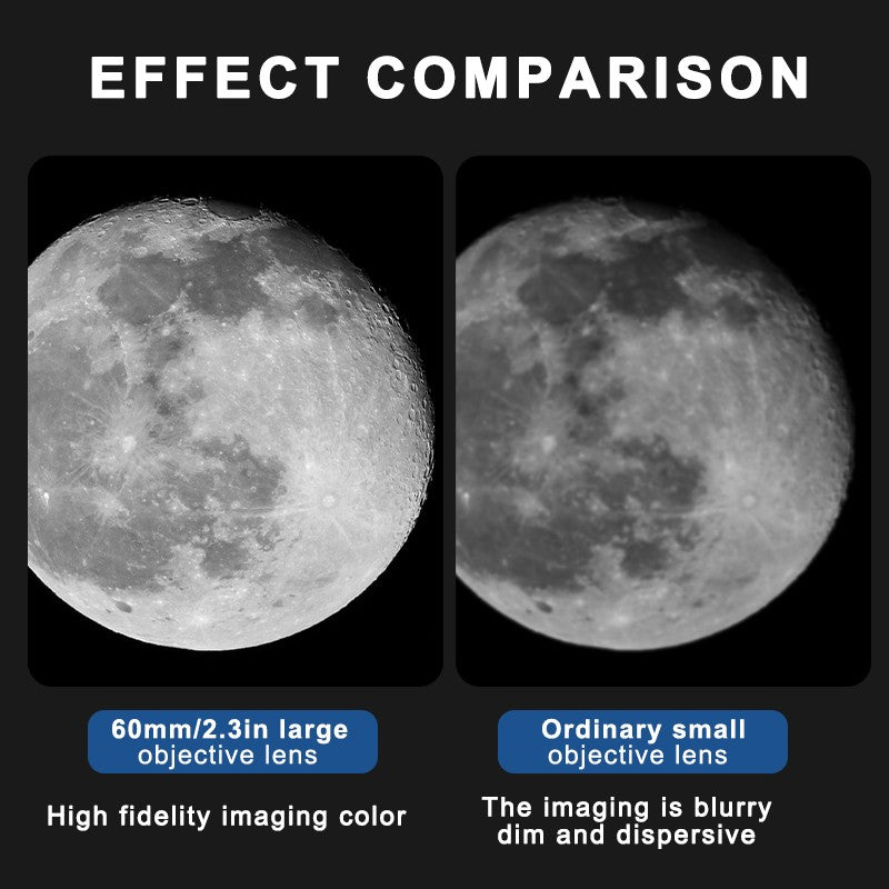 Telescópio astronômico Zoom F36050, grande abertura, alta definição, alta ampliação, para observação da Lua e estrelas