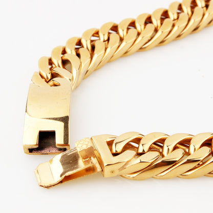 Granny Chic 15mm 7-40inch Dourado Firme Forte 316L Aço Inoxidável Joias Elo Cubano Corrente Gargantilha Colar Masculino