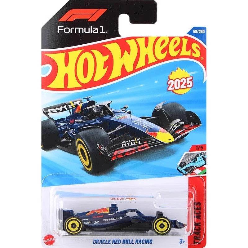 Hot Wheels Carros Modelo 2025 C Case Oracle Red Bull Racing Diecast Mattel F1 Modelo Hw Carros Max Verstappen Liga Carro Personalizado Presentes