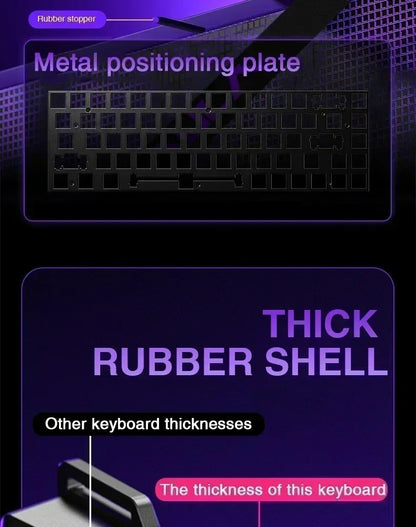 Teclado Gamer AULA WIN60/68HE Magnetic Switch 8000Hz Teclado Mecânico Customizável E-sport de Baixa Latência para FPS