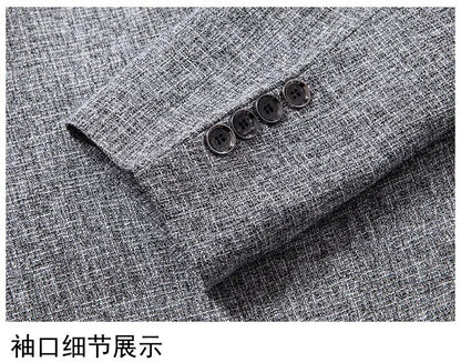 Blazers Fashion Business Everything Trend British Style Casual Slimming Solid Color Wedding Work Four Season Style Male  Blazer