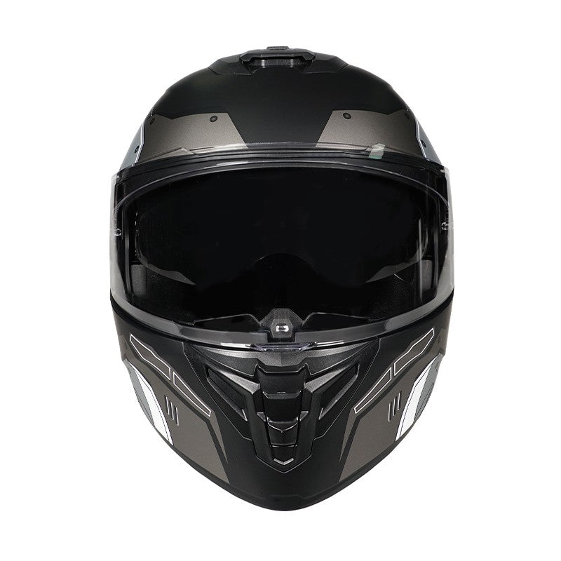 Capacete de motocross personalizado com lentes duplas elegantes para ambos os sexos, certificado pelo DOT e material ABS