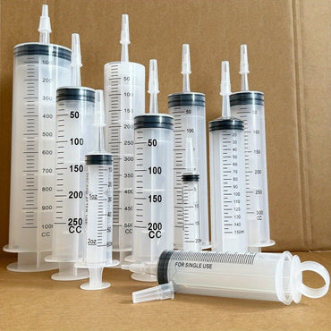 Seringas de múltiplas especificações embaladas individualmente, 1000ml, 500ml, 350ml, 300ml, 250ml, 200ml, 150ml, 100ml, 60ml, 20ml, adequa
