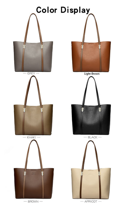 New autumn Single Shoulder Large Capacity Messenger Droadband Female Solid Color Handbag Luxury Ladies Bucket PU Shoulder Bag