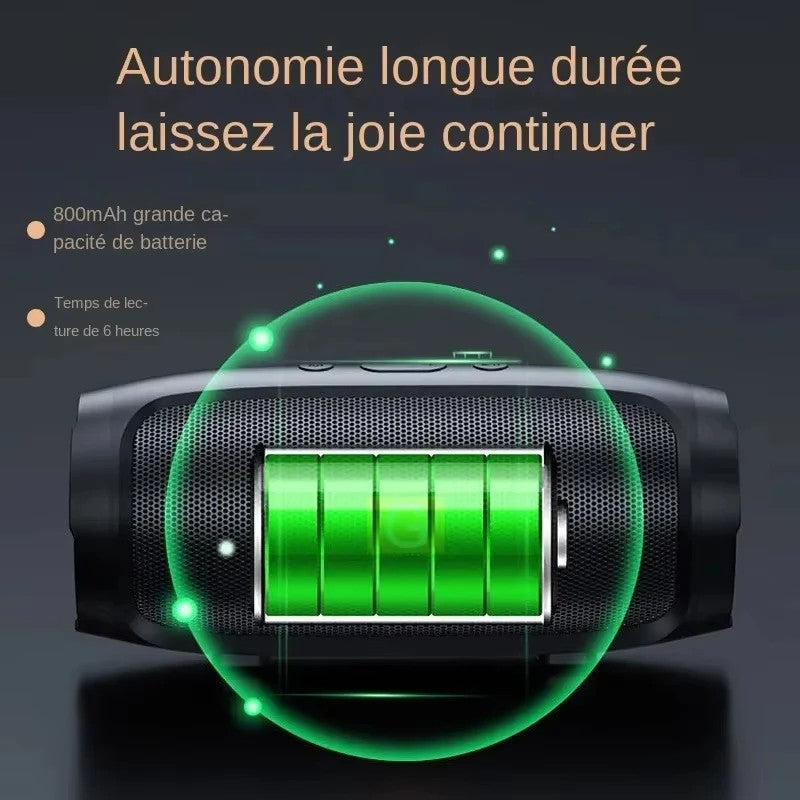 Xiaomi Portable Dual Bluetooth Speaker Stereo Outdoor Playback Fm Voice Broadcasting Portable Subwoofer 50 Wireless Speaker
