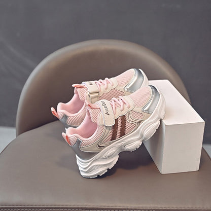 2025 Spring Autumn New Boys Kids Sport Shoes Girl Baby Toddler Mesh Breathable Casual Running Shoes Soft Soled Children Sneakers