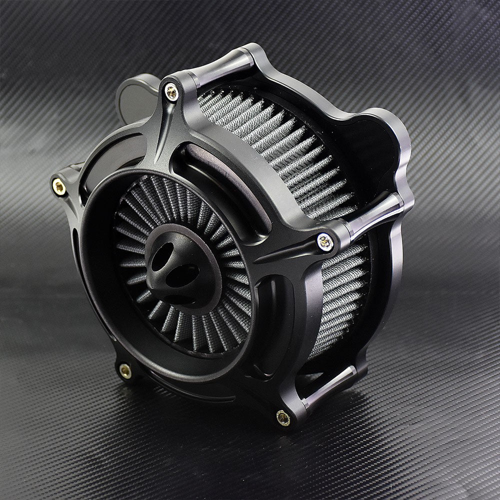 Black Spike Air Cleaner Intake Filter For Harley Sportster XL 883 Dyna V-Rod Softail Fat Boy Touring Ultra FLHR FLHX FLSTNSE