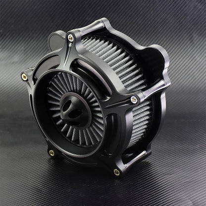 Black Spike Air Cleaner Intake Filter For Harley Sportster XL 883 Dyna V-Rod Softail Fat Boy Touring Ultra FLHR FLHX FLSTNSE