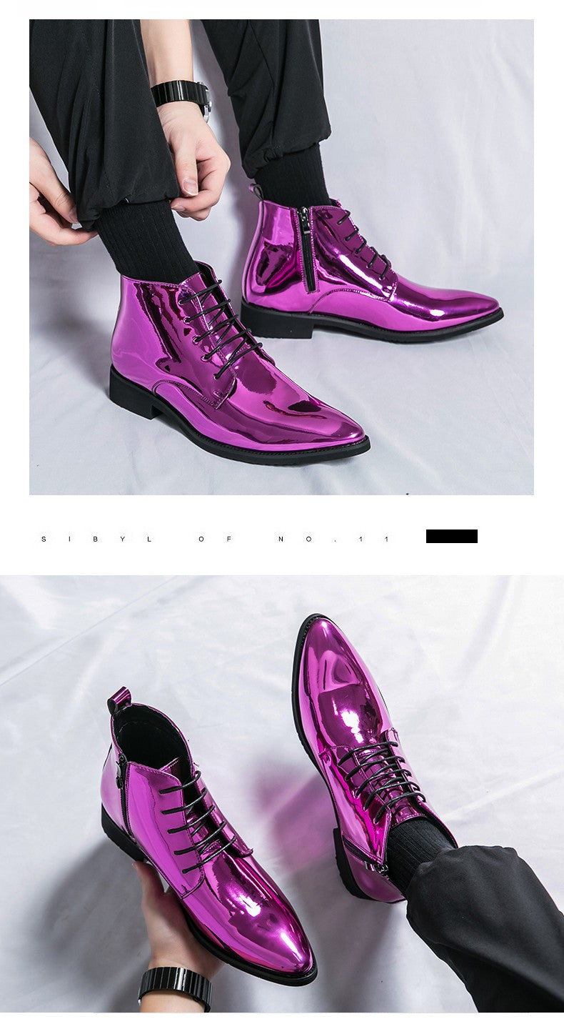 Classic Retro Dress Men's Monk Leather Shoes With Pointed Toe Buckle Business Office Wedding Soft Comfortable Men's Shoes