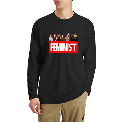 Feminist marvelous ladies (updated) Long T-Shirt graphic t shirt custom t shirt anime plain t-shirt t shirts for men pack