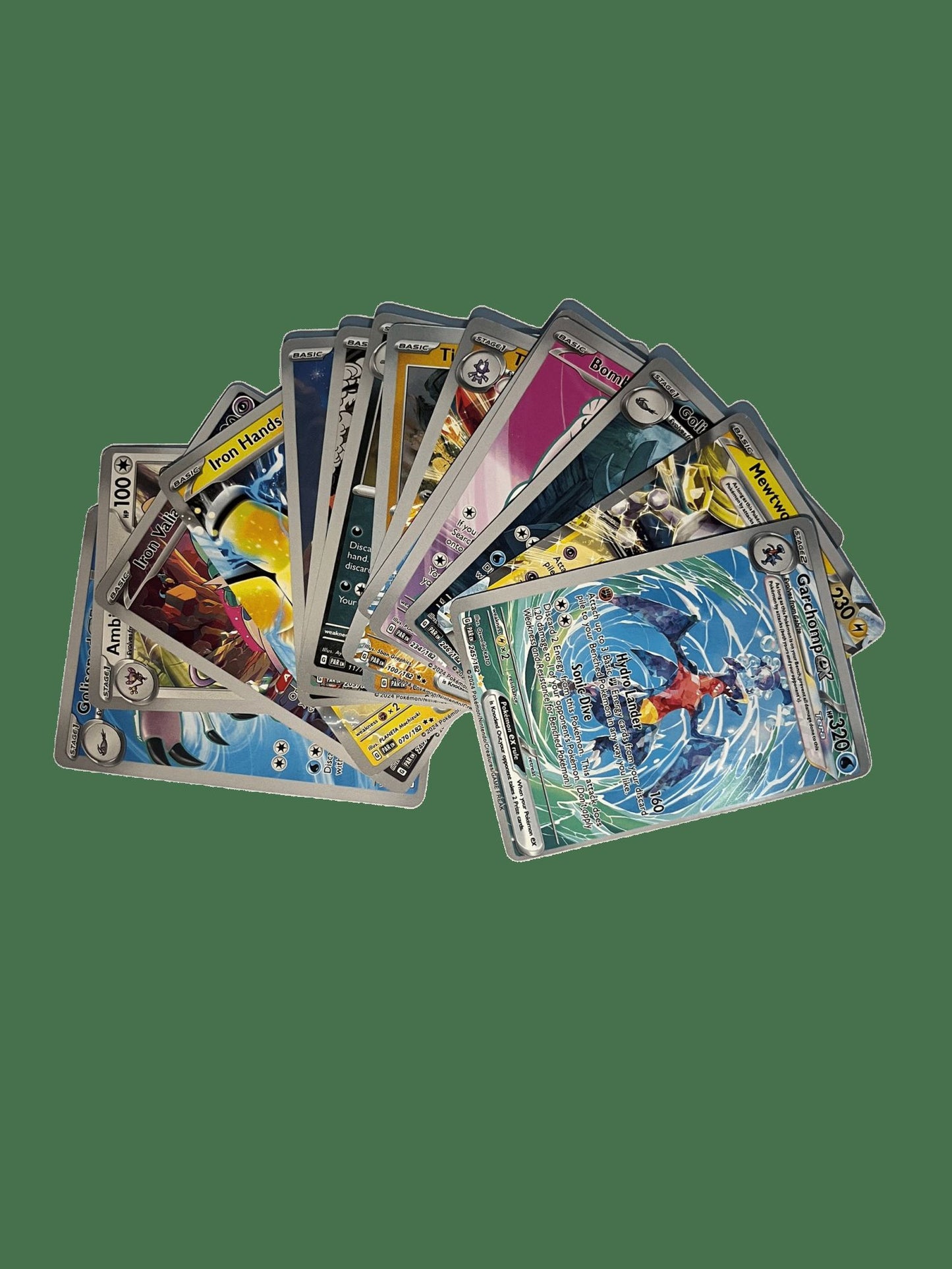 Hot 41/42/48/68/118/210 Caixa de Ferro Pok é mon Pikachu Trading Game Card PTCG Mewtwo Sylveen Série de Brinquedos Anime Battle Card