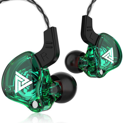 Newest QKZ AK6 Series 3.5mm In-Ear Earphone with Box Game Headset HIFI Bass Noise Cancelling Earbuds With Mic