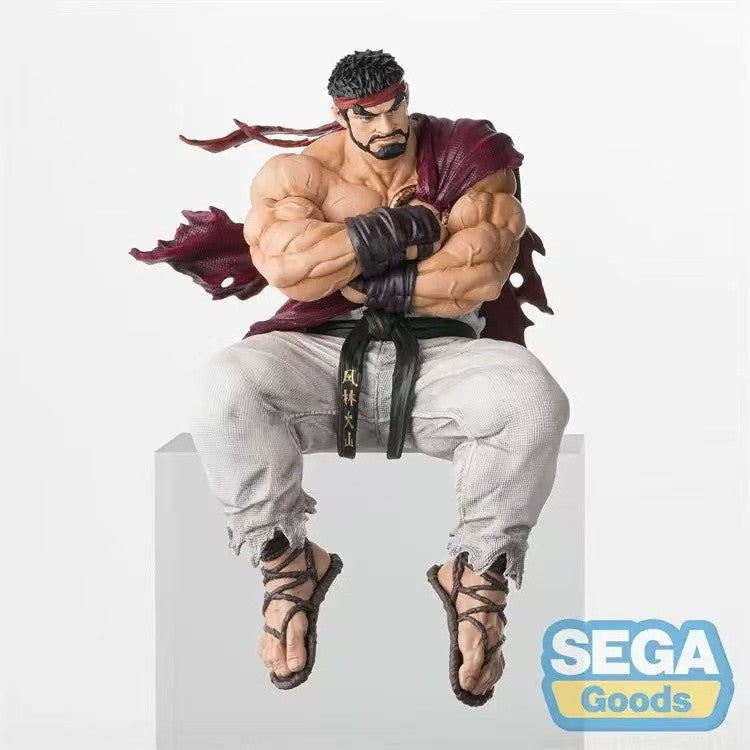 Figura SEGA Street Fighter 6 Chokonose Premium Ryu/Chun-Li Coleção de Brinquedos Presentes Modelo Enfeites Estátua