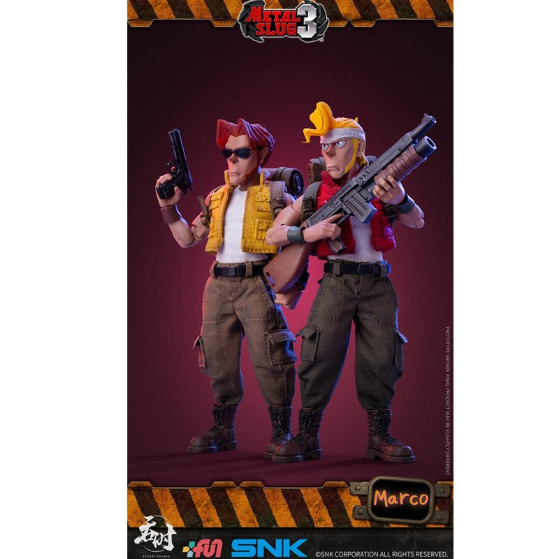 ?EM ESTOQUE? Estúdio TUNSHI Modelo Original SNK Metal Slug 3 Marco Tarma Clark Still RALF JONES Soldado Rebelde 1/12 Boneco Robô