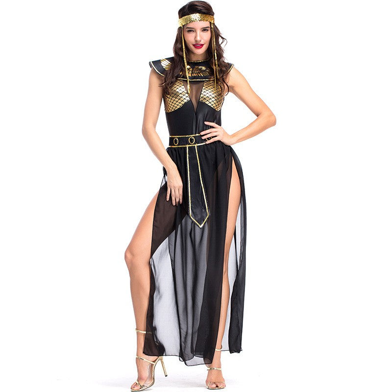 Halloween Ancient Egypt Egyptian Costume for Adult Cleopatra Queen Cosplay Carnival Party Party Dress
