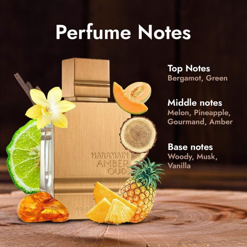 Perfume Árabe 60ml Original Al Haramain Amber Oud Gold Edition de Alta Qualidade para Mulheres Nobres com Feromônios que Atraem Homens