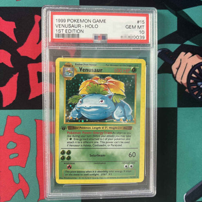 DIY 1999 PTCG JOGO Versão em Inglês 1ª EDIÇÃO CHARIZARD BLASTOISE Card de Coleção Card de Classificação 10Pontos Card de Anime Jogo de Cartas Presente Brinquedo