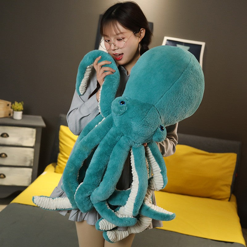 1pc 30-90CM Creative Lifelike Octopus Plush Toys Sea Animal Stuffed Dolls Pillow Back Cushion Children Kids Birthday Xmas Gifts