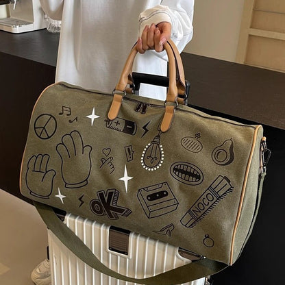 Oxford Travel Bag Handbags Large Capacity Carry On Luggage Bags Men Women Shoulder Outdoor Tote Weekend Waterproof Sport Gym Ba