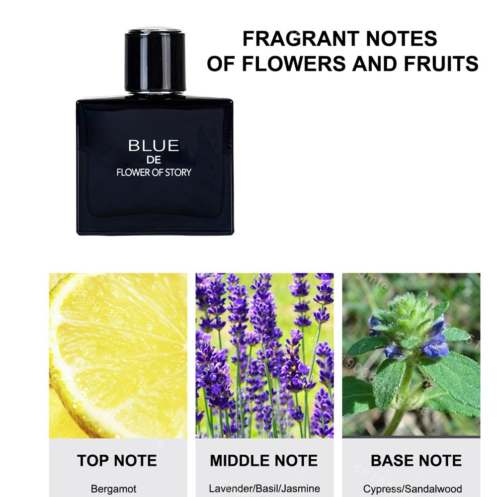 Men's Perfume Lasting Fragrance Ocean Fragrance Gulong Water Charm Sports Perfume Story of Flowers Spray Flirting Pheromone