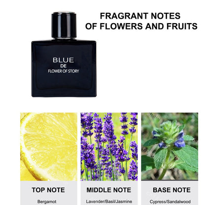 Men's Perfume Lasting Fragrance Ocean Fragrance Gulong Water Charm Sports Perfume Story of Flowers Spray Flirting Pheromone