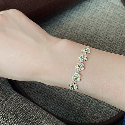 2024 New Korea New Fashion Letter D Star Simple Vintage Pendant Bracelet Woman Stainless Steel Bracelet Luxury Original Jewelry