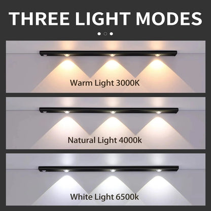 Motion Sensor Light LED Sensor Lamp Wireless Ultra Thin USB LED For Kitchen Cabinet Bedroom Wardrobe Indoor Lighting Night Light