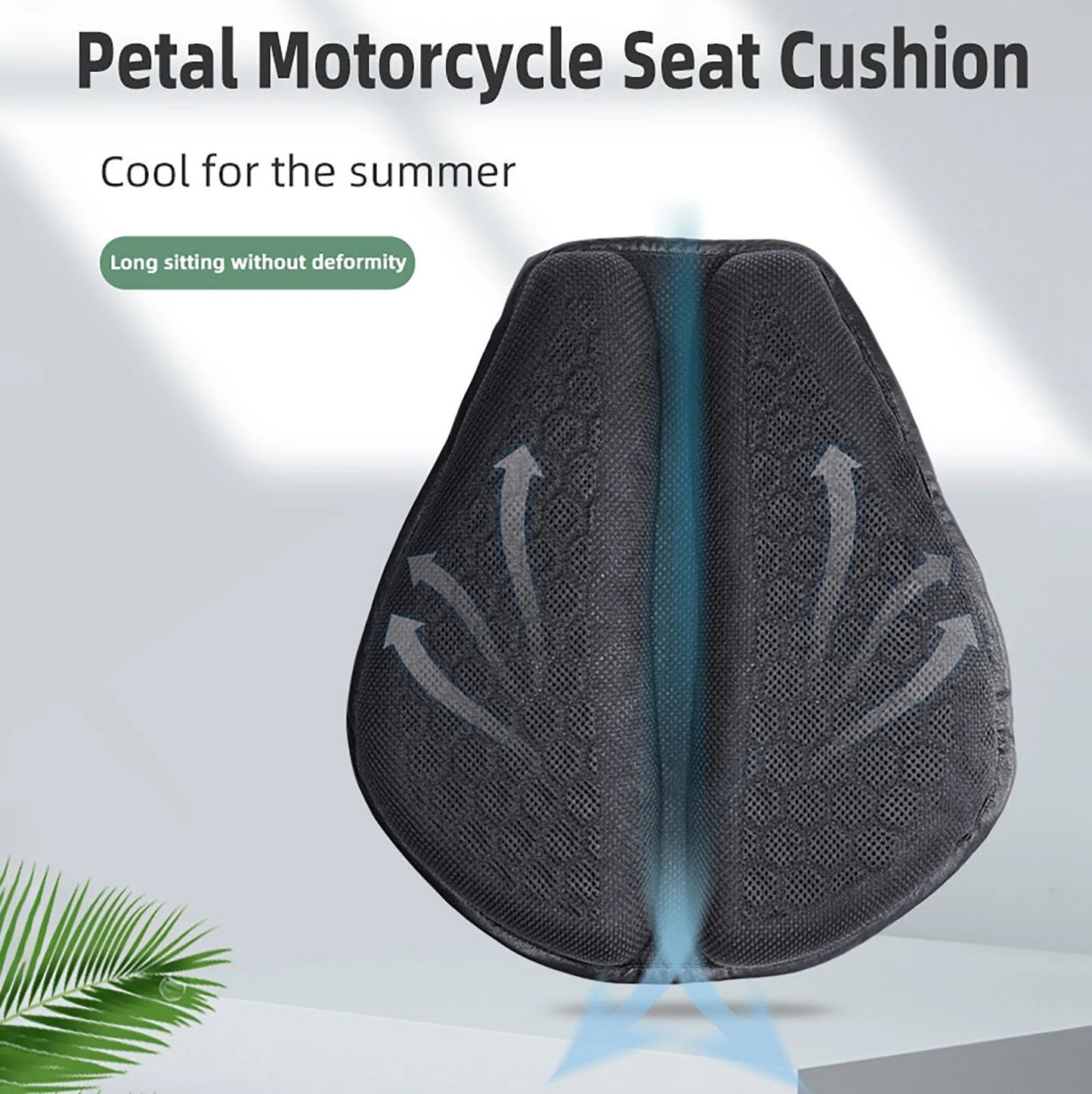 Almofada de Assento de Moto Antiderrapante Inflável 3D para Moto Almofada de Ar para Alívio de Pressão Acessórios de Moto
