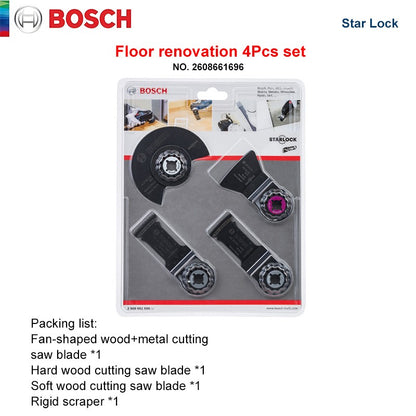Lâmina de serra oscilante Bosch Starlock, conjunto de acessórios de lâminas de ferramentas multiuso oscilantes para ferramentas elétricas renovadoras da série Bosch Gop