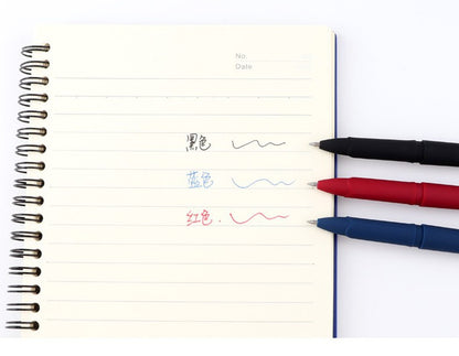 Baoke 0.5/0.7/1.0mm Large Capacity Signature Set Antibacterial Pen Black Carbon Office Neutral Roller Ball Pen Business Refill