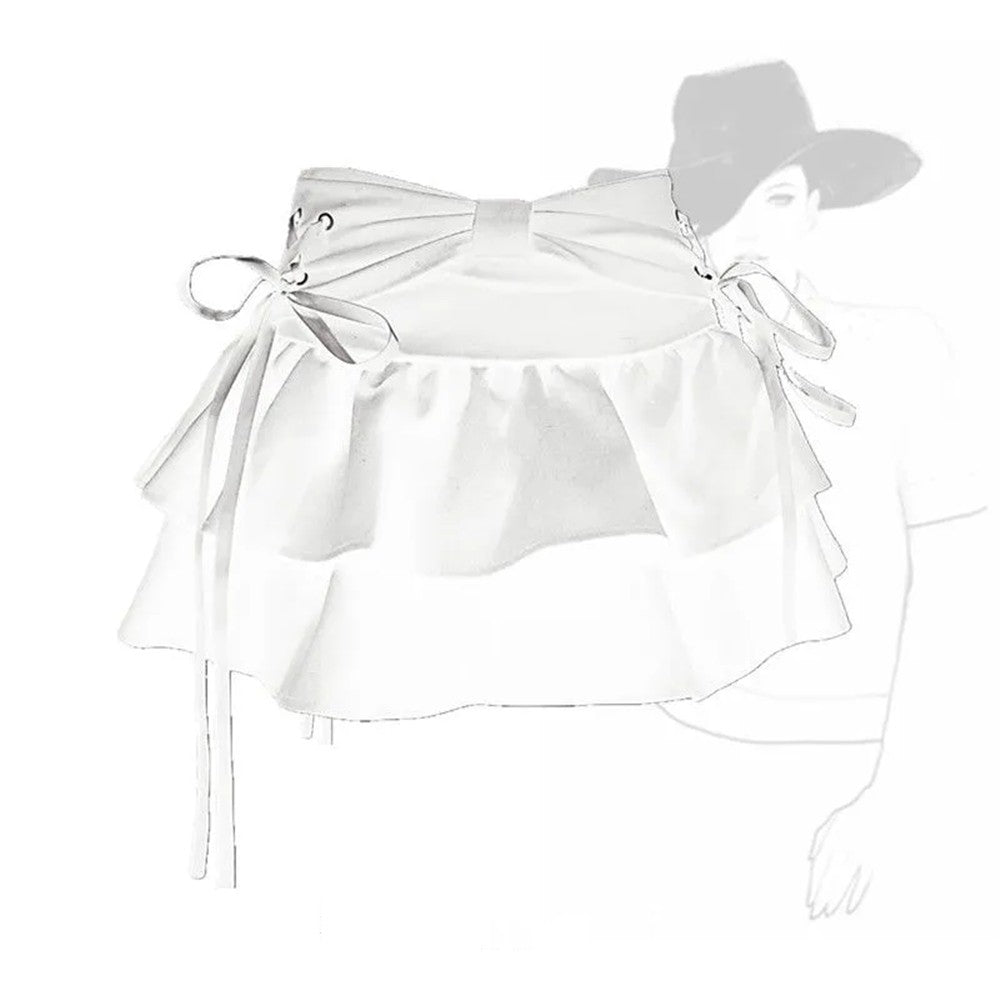 New Fashion Women Hot Girl Sweet Kawaii Bow Vintage Y2k Clothes American Streetw