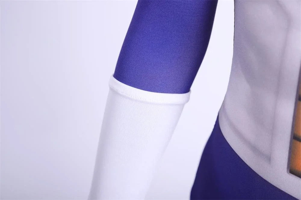 Anime Children's Vegeta Role-playing Costumes Paired With Tricolor Wigs Adult Super Saiya Bodysuits Holiday Party Costumes