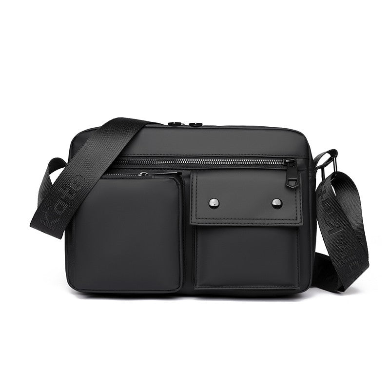 Basic style of men's shoulder bag, suitable for daily commuting - adjustable strap, Mailman bag - business leisure shoulder bag