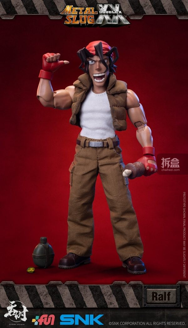 TUNSHI STUDIO Original Metal Slug Series Boneca de Pano de 6 polegadas Leona Clara Ralph Action Figura de Mobilidade Articulada Modelo de Brinquedos Presentes