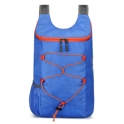 High-density lightweight waterproof nylon sports bag, multifunctional outdoor folding backpack Suitable for camping Hiking